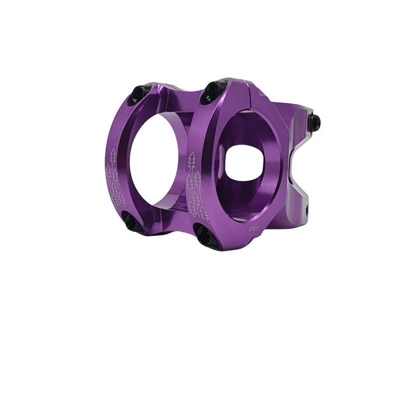 CNC STEM PURPLE, CLAMP&EXT: 35MM