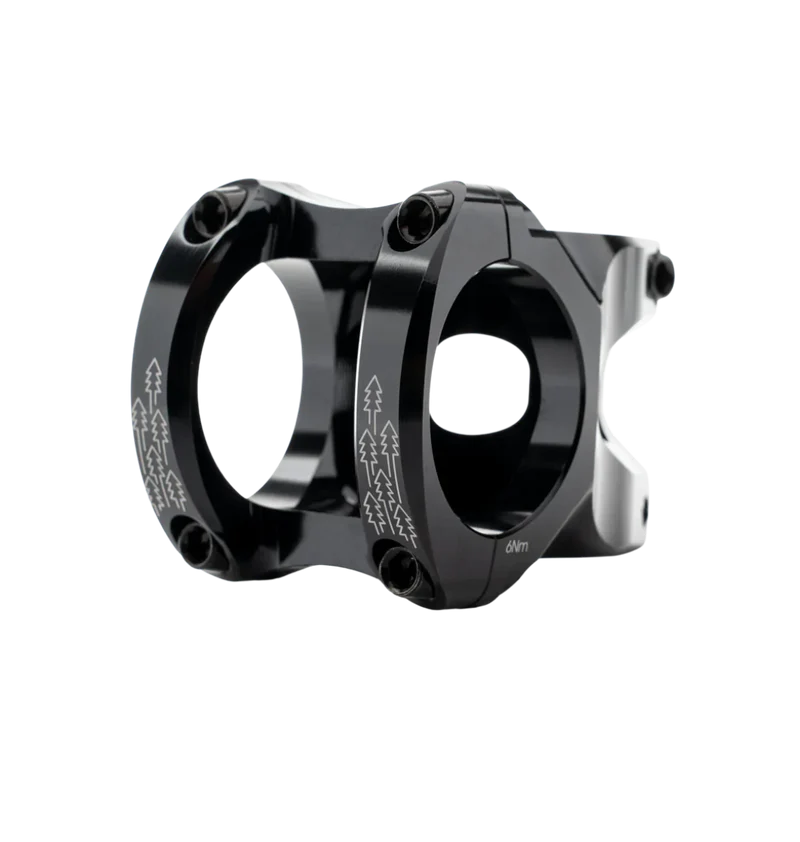 CNC STEM BLACK, CLAMP&EXT: 35MM