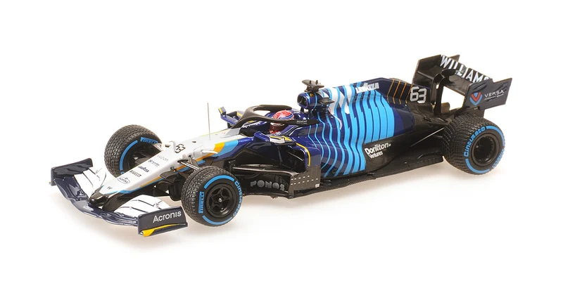 Williams Racing Mercedes FW43B 2nd place Belgian Gp 2021 George Russel 1:43