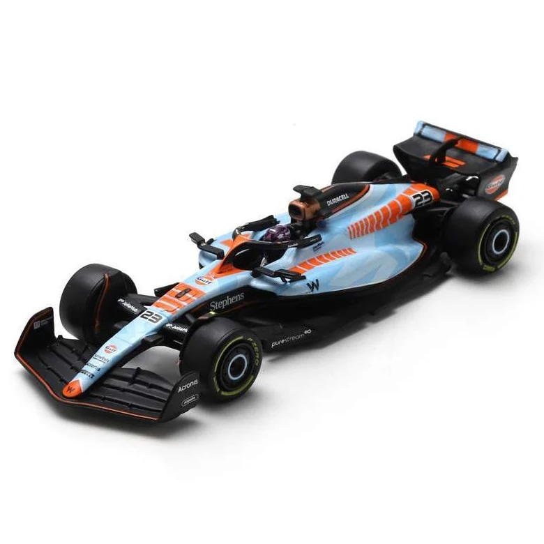 Williams Racing F1 FW45 Singapore GP 2023 livrea Gulf Alexander Albon 1:64