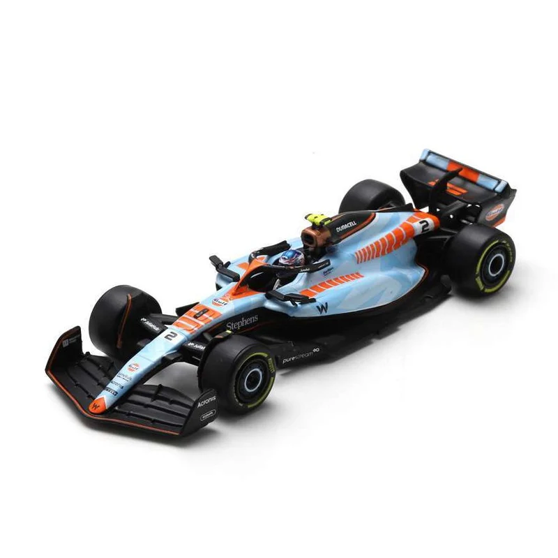 Williams Racing F1 FW45 Singapore GP 2023 Gulf Logan Sargeant 1:64