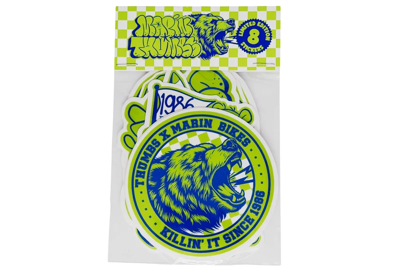 Marin X Thumbs Sticker Pack