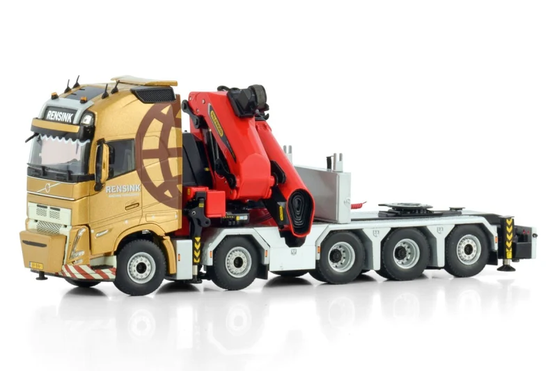 Volvo FH5 Globetrotter XL 10x4 con gru PALFINGER PK 165.002 TEC 7 + JIB 1:50