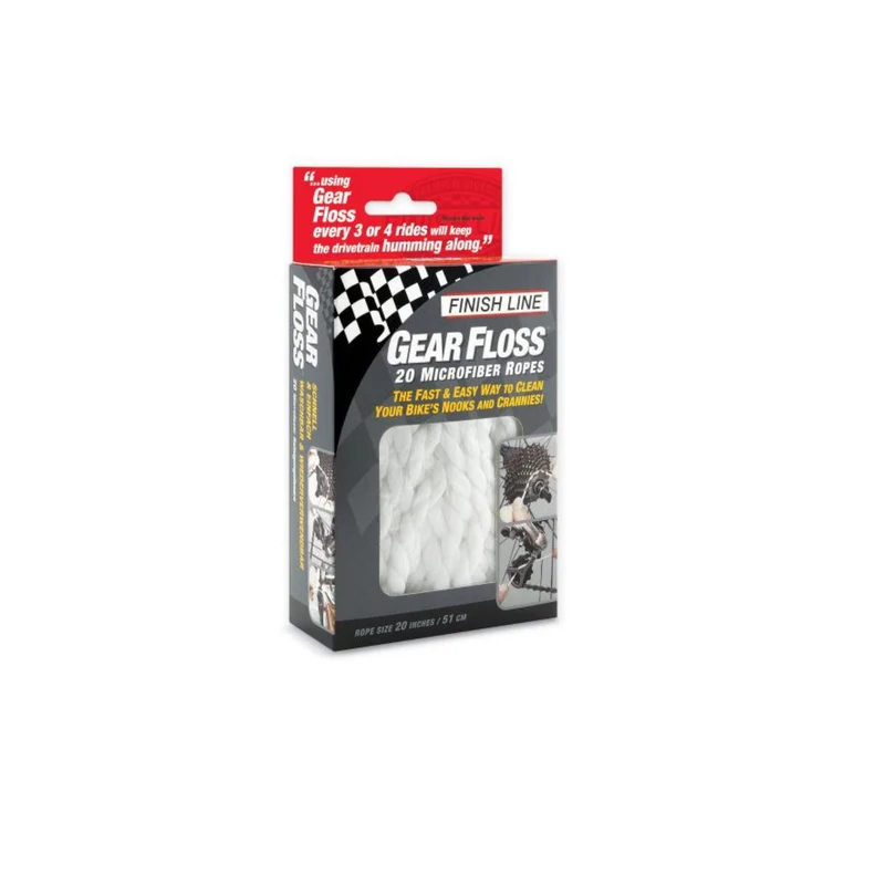 Kit 20 Spaghi Finish Line In Microfibra Gear Floss