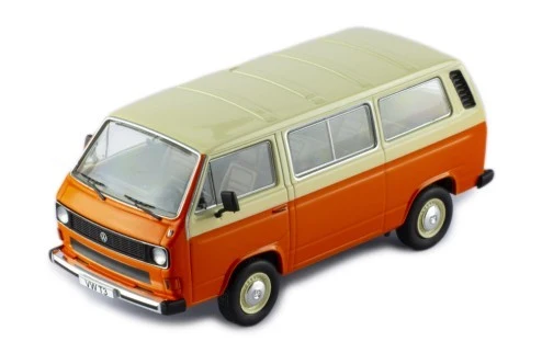 Volkswagen VW Type 2 (T3) Caravelle 1981 Orange Cream 1:43