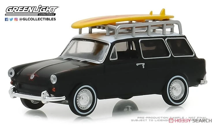 Volkswagen Type3 Squareback 1965 with Surf "Club Vee-Dub series 8" 1:64