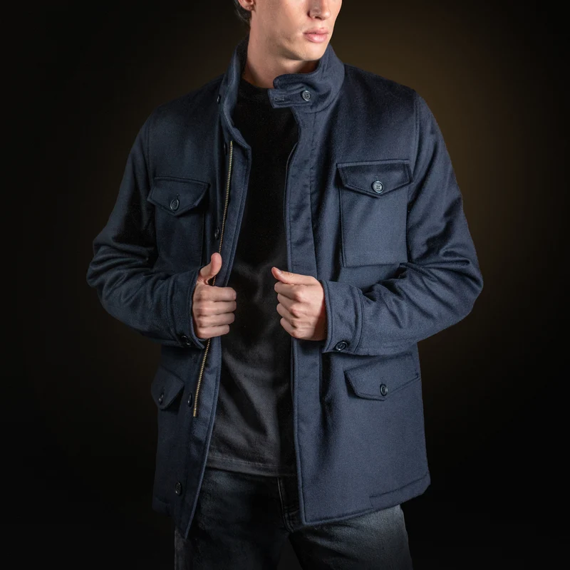 Navy Blue Field Jacket