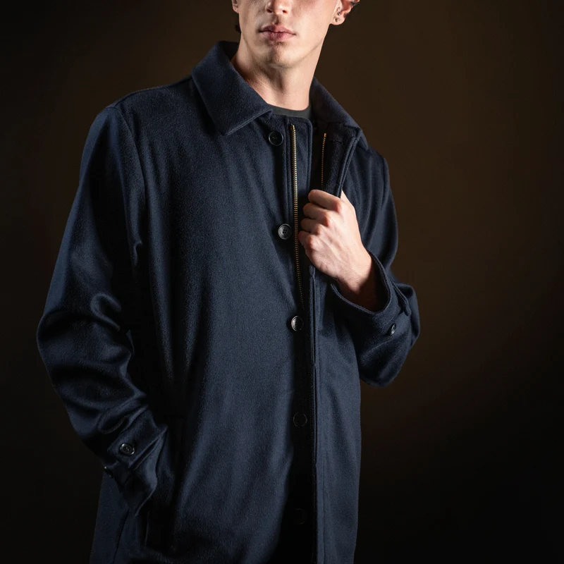 Navy Blue Trench