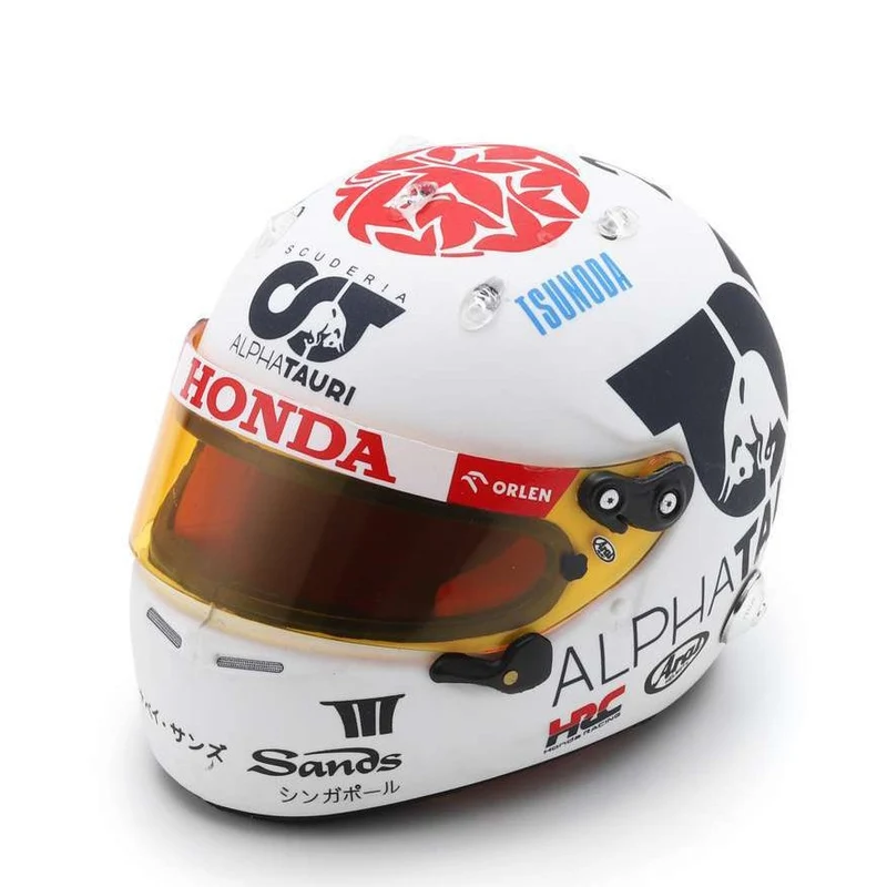 Yuki Tsunoda Casco Arai Helmet F1 2023 Japanese GP Alpha Tauri Team 1:5