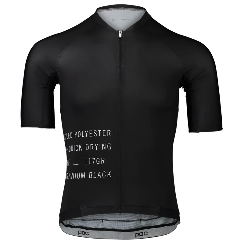Maglia Poc Manica Corta M's Pristine Print Jersey Uranium Black