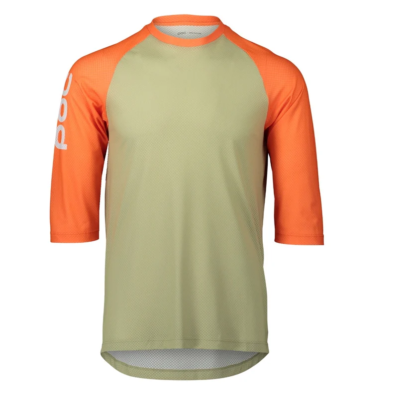 T-shirt Mtb Pure 3/4 Jersey Prehnite Green/zink Orange