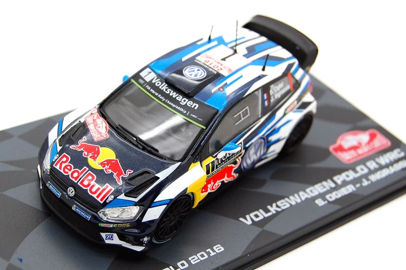 Volkswagen Polo R Red Bull WRC Rally Monte Carlo 2016 S. Ogier - J. Ingrassia 1:43