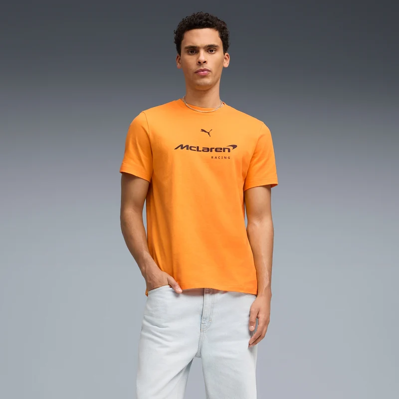 McLaren F1 2026 T-Shirt Core Essenzial Logo Maglietta Orange Puma