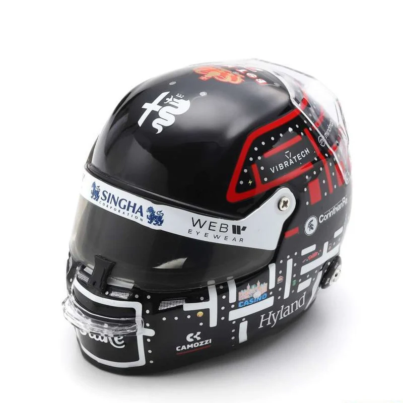 Valtteri Bottas Casco Bell Helmet F1 2023 Monaco GP Alfa Romeo Racing Team 1:5