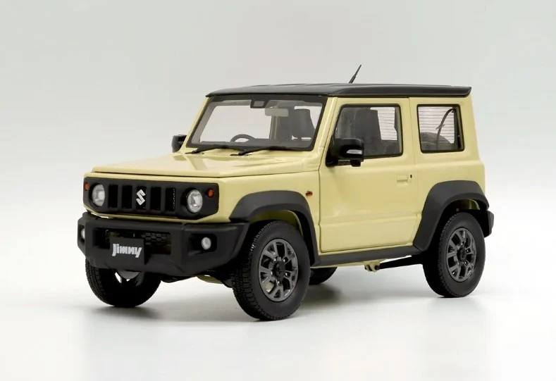 Suzuki Jimny JB74 2018 Chiffon Ovory Metallic - Black Top LHD 1:18