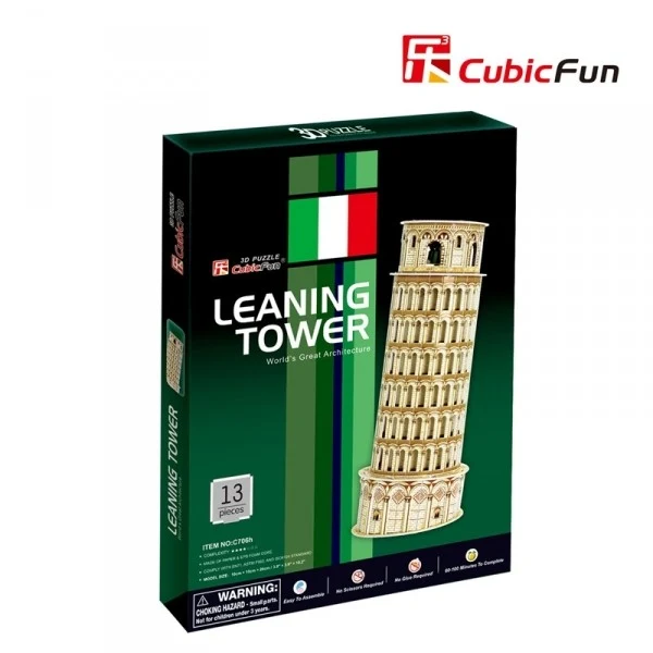 Torre di Pisa Cubic Fun 3D Puzzle 26 cm h
