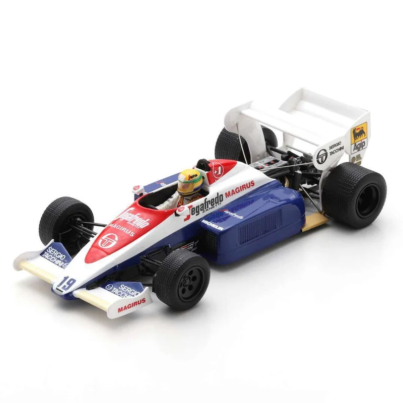 Toleman Hart TG 184 F1 3rd British GP Brands Hatch 1984 Ayrton Senna GP 1:43