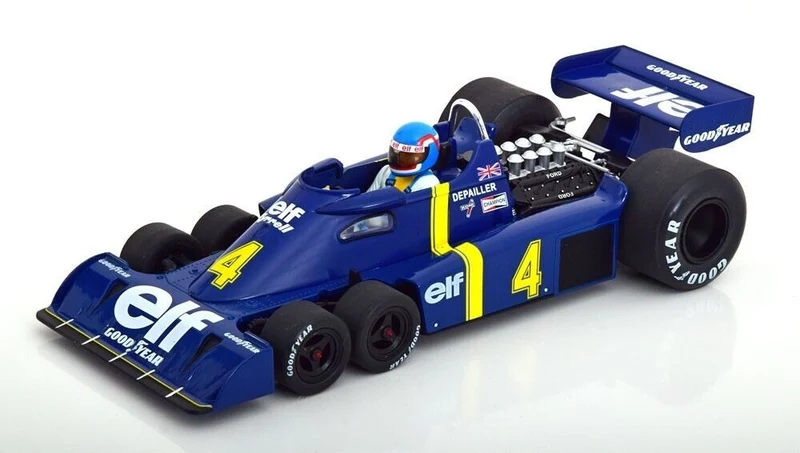 Tyrrell P34 Elf 3 Sei Ruote 2nd GP Svezia 1976 Patrick Depailler 1:18