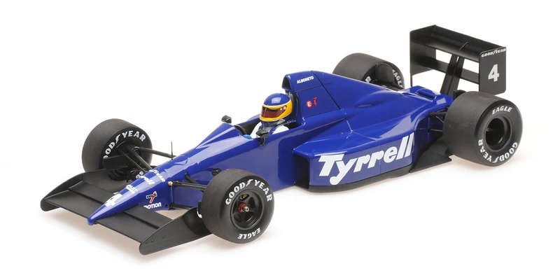 Tyrrell Ford 018 3rd Place Mexican GP 1989 Michele Alboreto 1:18