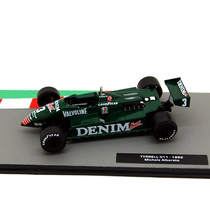 Tyrrell Ford 011 F1 1982 Michele Alboreto 1:43