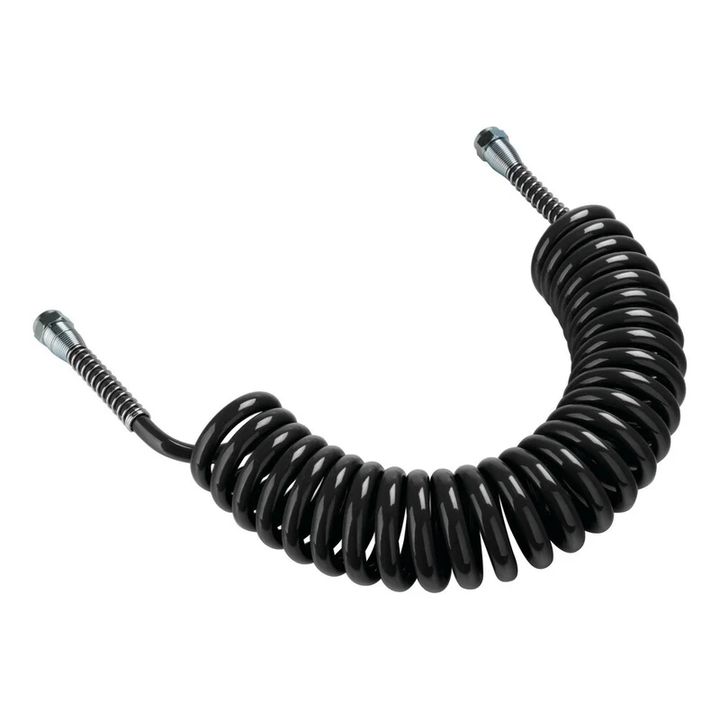 Tubo aria a spirale Nero Lampa per rimorchi