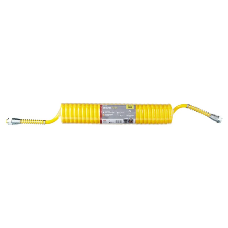 Tubo aria a spirale Giallo Lampa per rimorchi