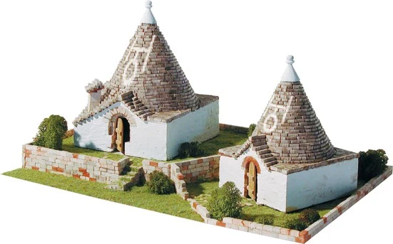 Trulli di Alberobello 1:80 - 2800pz