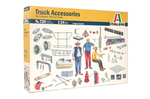 Truck Accessories for European and US Truck Kit 1:24