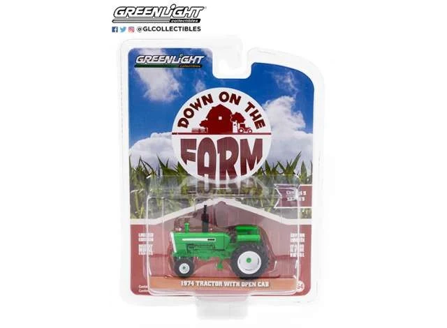 Trattore 1974 Cabina aperta "Down in The Farm" Verde 1:64
