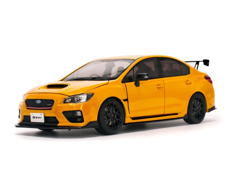 SUBARU S207 NBR Challenge Package Yellow 2015 1:18
