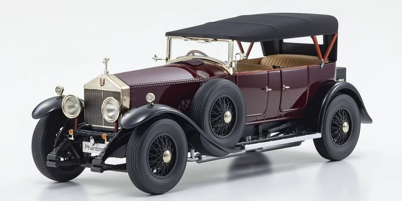 Rolls-Royce Phantom I 1926 Burgundy Red 1:18