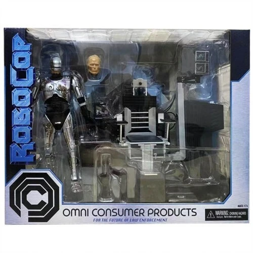 Robocop Ultimate Battle Damaged with Chair Action Figure 18 cm