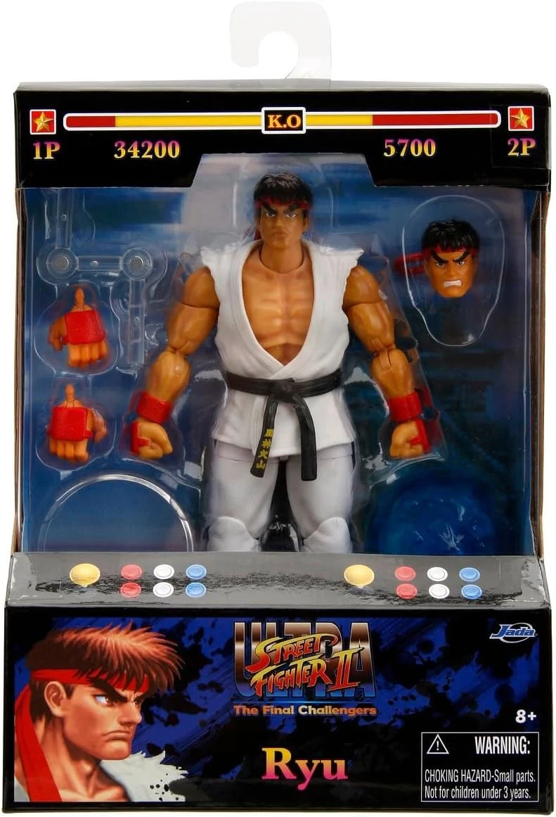 Street Fighter 2: Ryu De Luxe Action Figure scale 1:12
