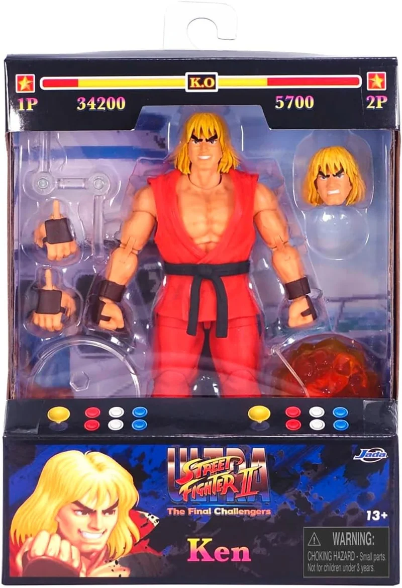 Street Fighter 2: Ken De Luxe Action Figure scale 1:12