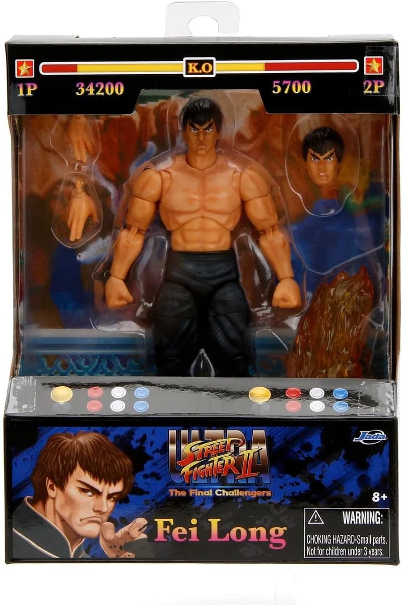 Street Fighter 2: Fei-Long De Luxe Action Figure scale 1:12