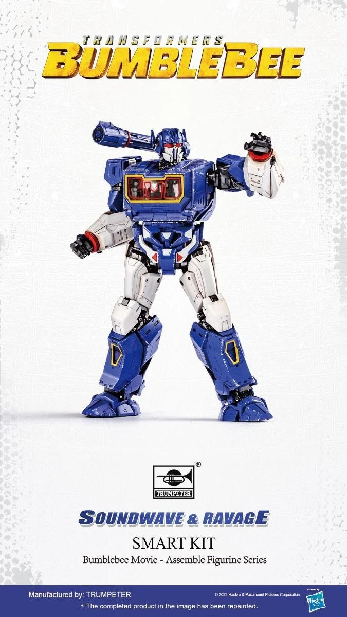 Soundwave e Ravage Transformers Bumblebee Easy Build Plastic Model Kit