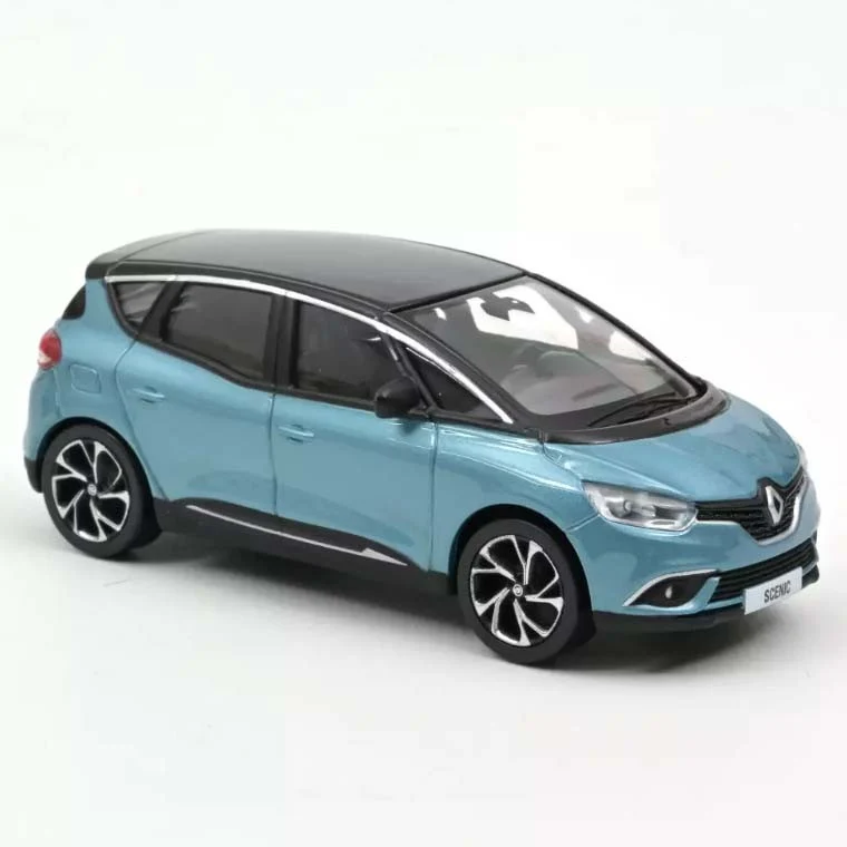Renault Scénic 2016 Celeste Blue & Black 1:43