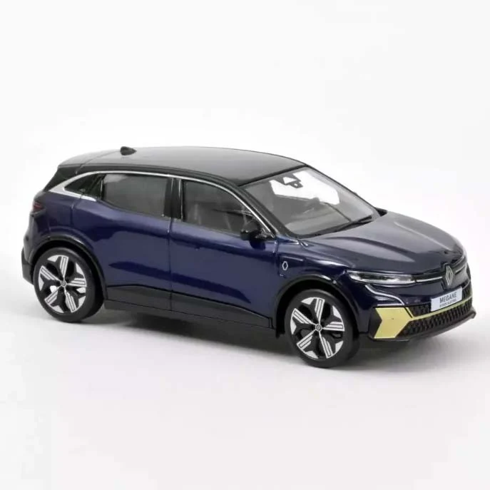 Renault Megane E-Tech 100% Electrique 2022 Bleu Nocturne & Noir 1:43