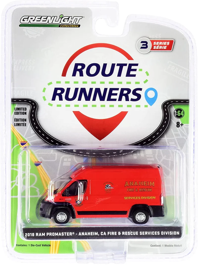 Ram ProMaster 2500 Cargo High Roof Van Anaheim 2018 California Fire & Rescue Services Division 1:64