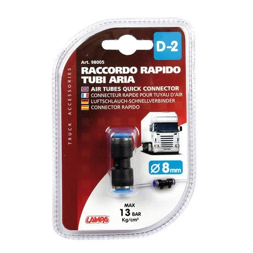 Raccordo Aria Lampa D2 per tubi da 8mm