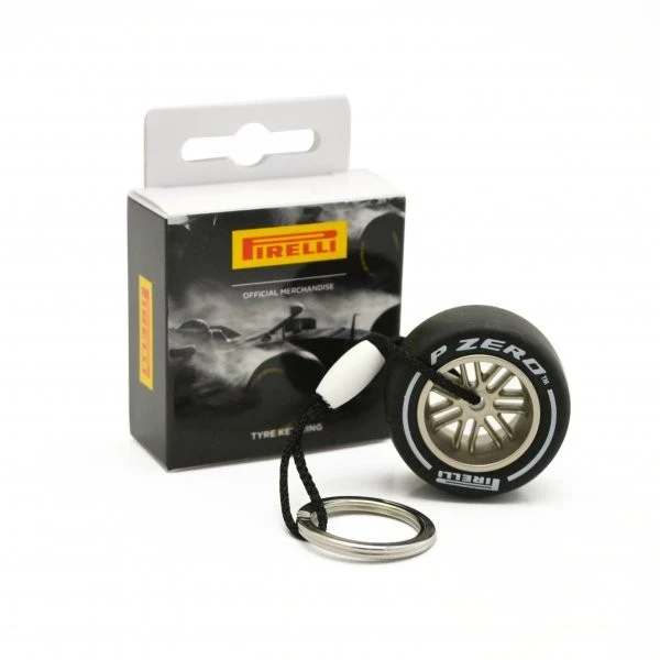 Portachiavi Pirelli P ZERO Pneumatico F1 2022 White Hard C1
