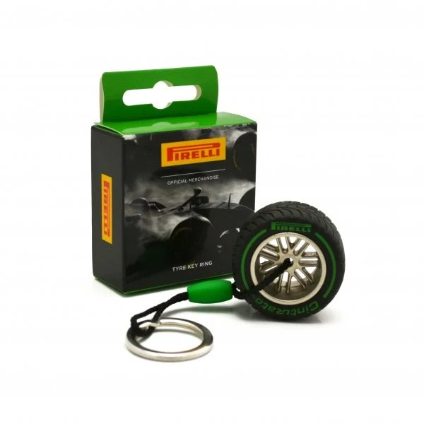 Portachiavi Pirelli P ZERO Pneumatico F1 2022 Green Intermedie