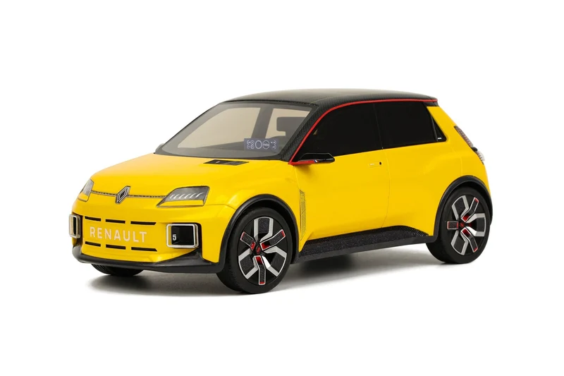 Renault 5 E-Tech Electric Prototype 2021 Yellow 1:18