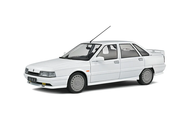 Renault 21 Turbo MKI 1988 glacier white 1:18