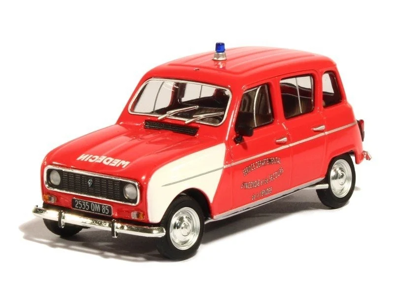 Renaulr R4 L SDIS Medicin Pompiers Service Departemental d'Incendie de la Vendée with figure 1:43