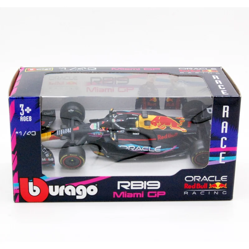 Red Bull Racing RB19 Miami Gp F1 2023 Max Verstappen 1:43 no driver