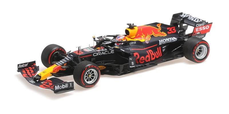 Red Bull Racing Honda RB16B 2021 Max Verstappen Winner Netherlands GP Zandvoort 1:18