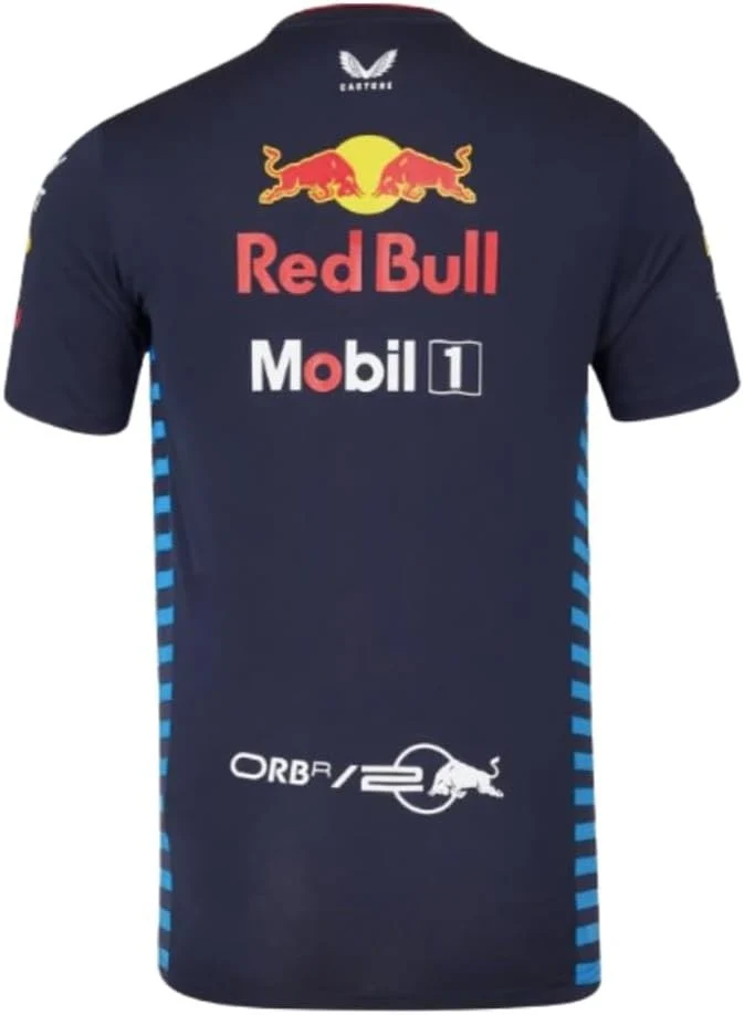 Red Bull Racing F1 2024 Team T-Shirt Navy Uomo