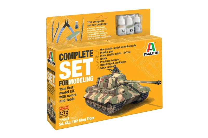 Sd. Kfz. 182 King Tiger - Complete Set For Modeling 1:72