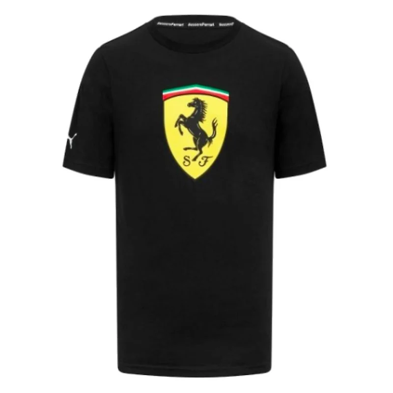 Scuderia Ferrari T-Shirt Puma Scudetto Black
